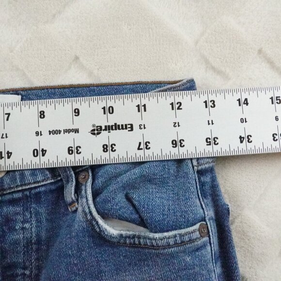 AGOLDE Nico High-Rise Skinny Jeans Womens 25 Button Fly Blue Denim - Picture 6 of 11